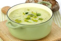 Potato soup leek creamy world recipe dishingdelish classic dishing delish rock warm just house make hot