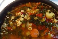 Portuguese chourico and kale soup