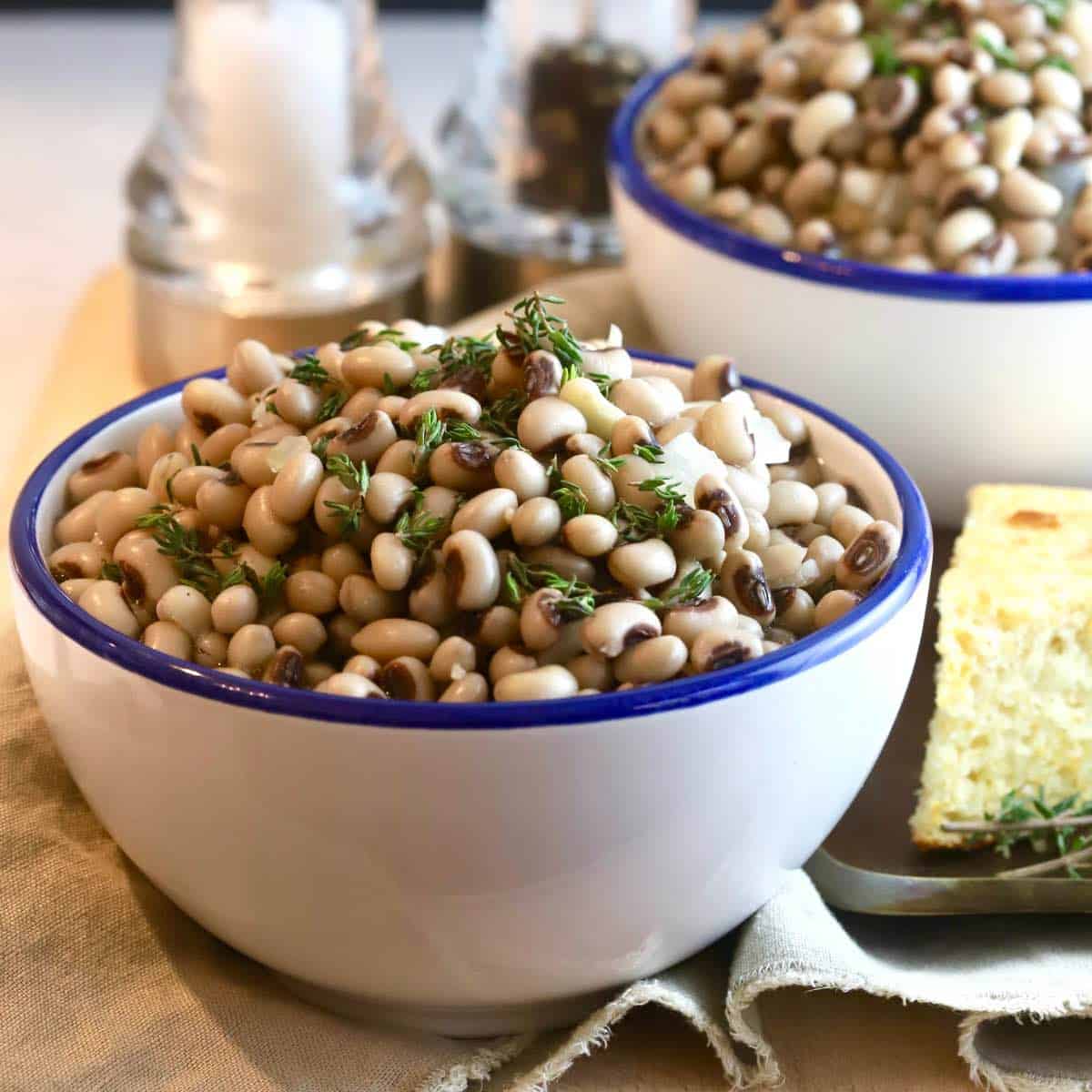 Vegan recipe black eyed peas