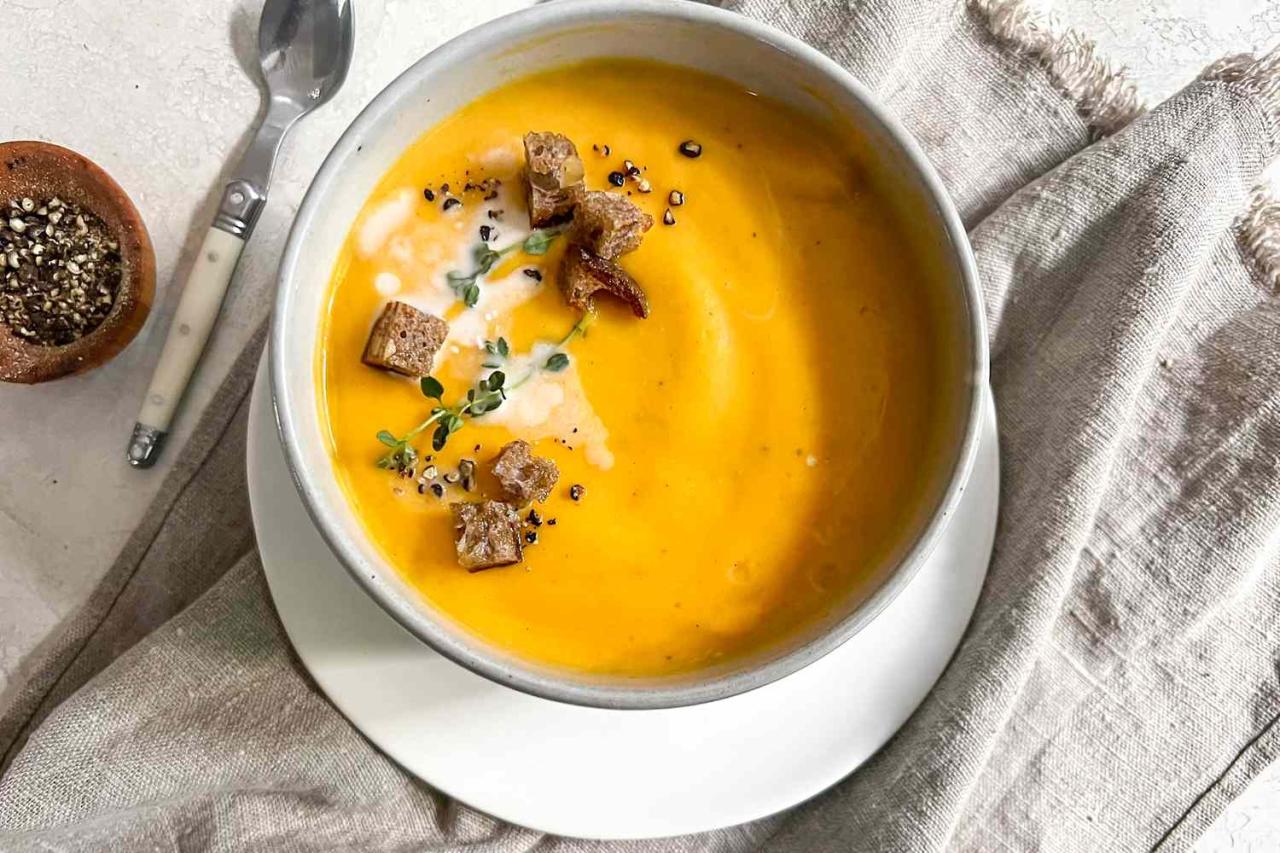 Butternut squash soup recipe vegan