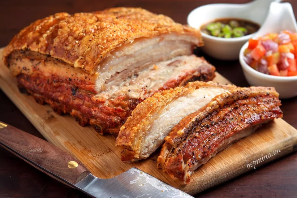 Deep fried pork roast