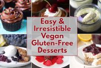 Gluten free vegan dessert recipes