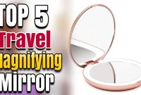 Travel magnifying mirror