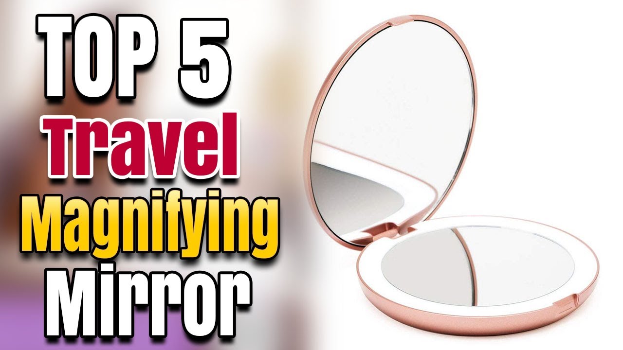 Travel magnifying mirror