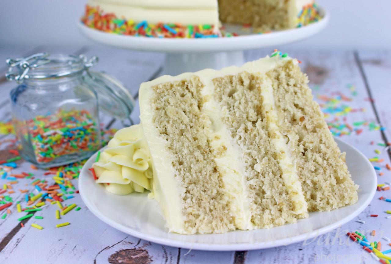 Recipe for vegan vanilla cake