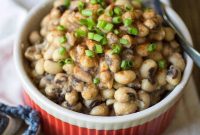 Vegan recipe black eyed peas