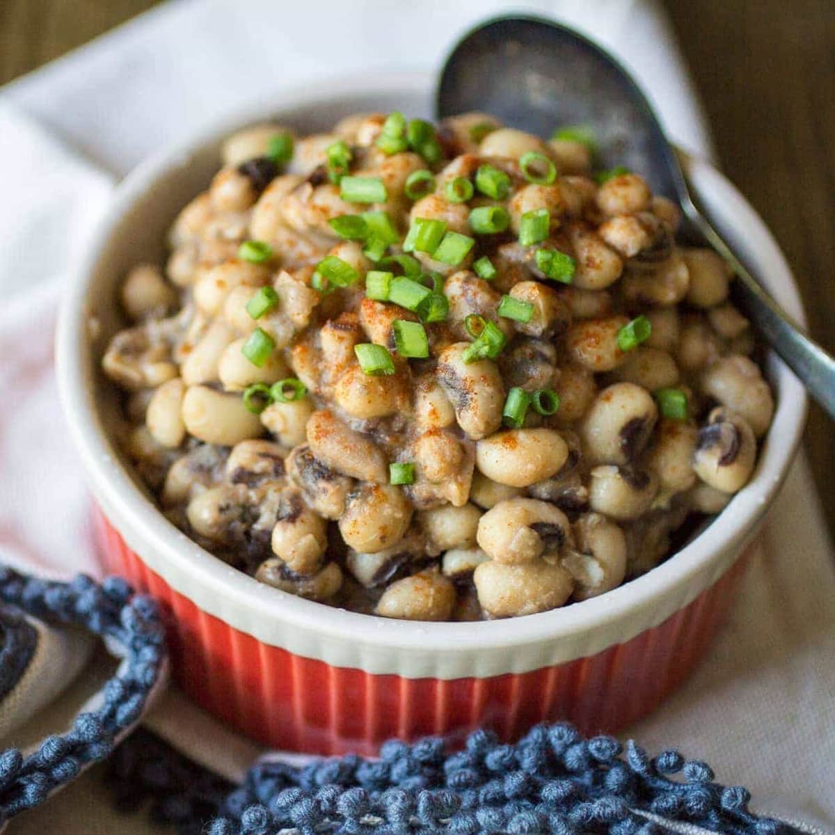 Vegan recipe black eyed peas