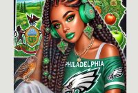 Anne Hathaway Layers Philadelphia Eagles Fan Colors With