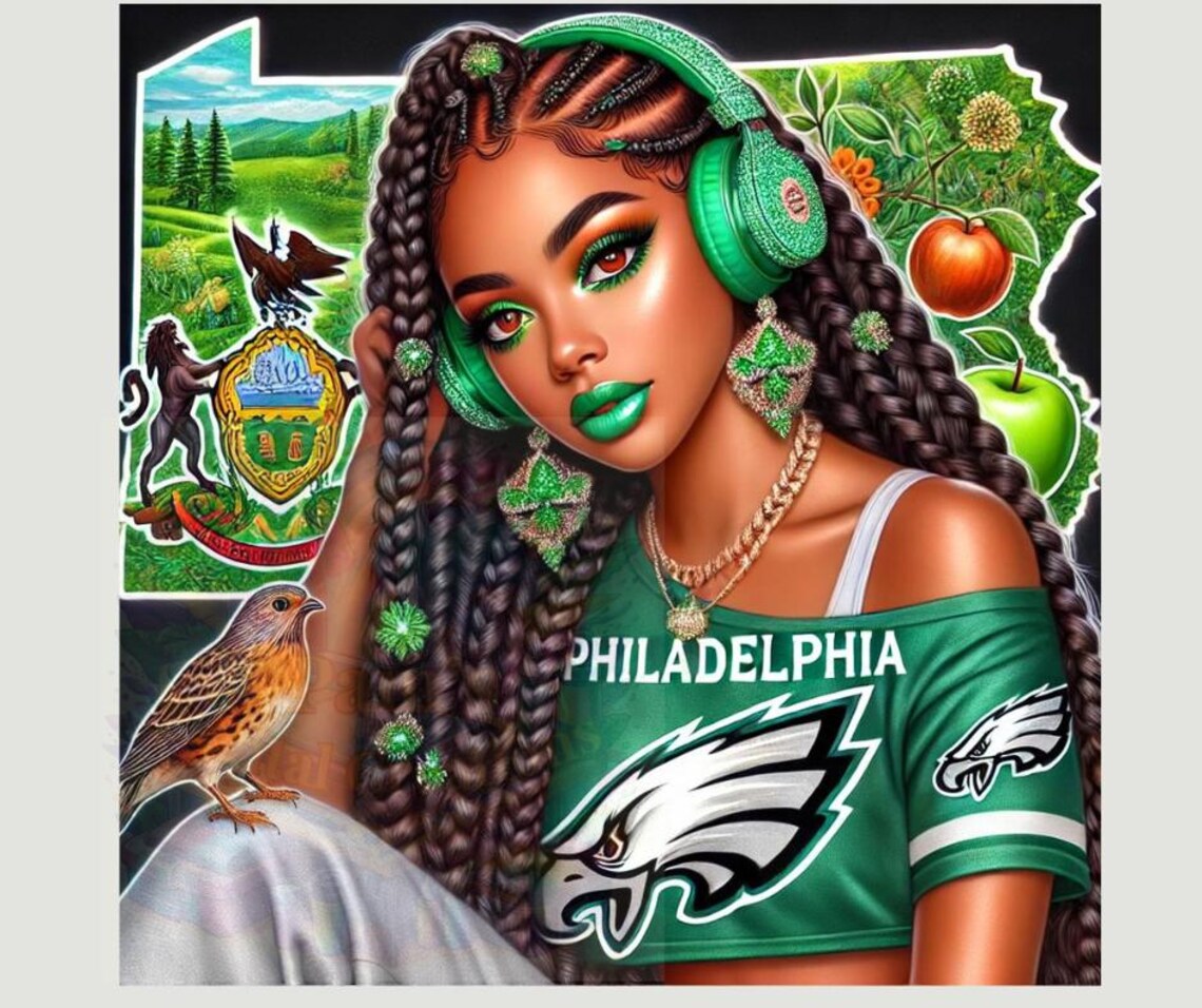 Anne Hathaway Layers Philadelphia Eagles Fan Colors With